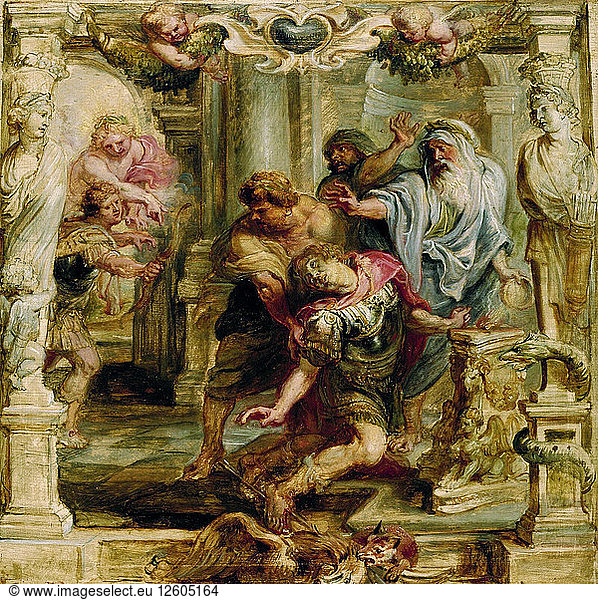 Der Tod des Achilles  1630-1635. Künstler: Rubens  Pieter Paul (1577-1640)