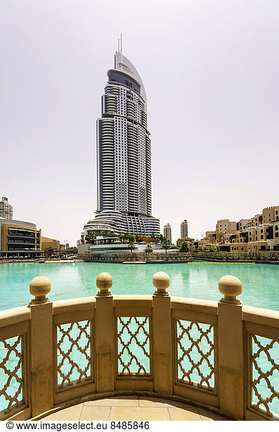 Der Wolkenkratzer The Address Downtown Dubai  Dubai  Vereinigte Arabische Emirate