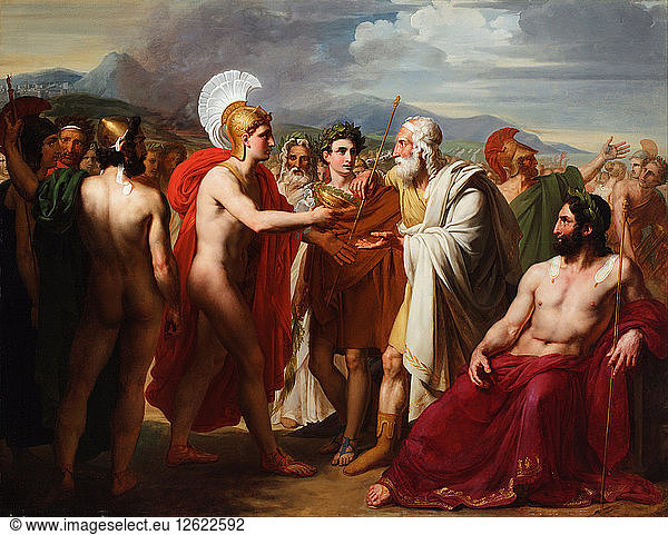 Der Zorn des Achilles. Künstler: Drolling  Michel Martin (1789-1851)