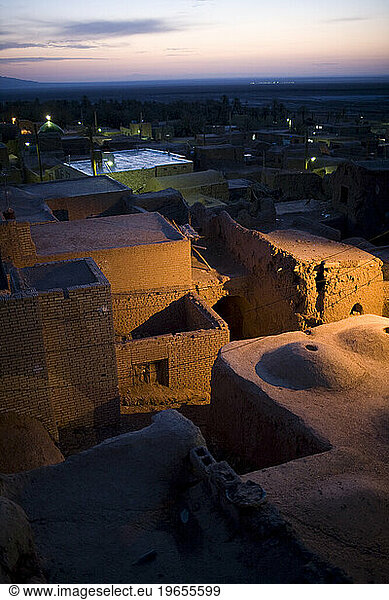 Desert oasis in Garmeh  Iran