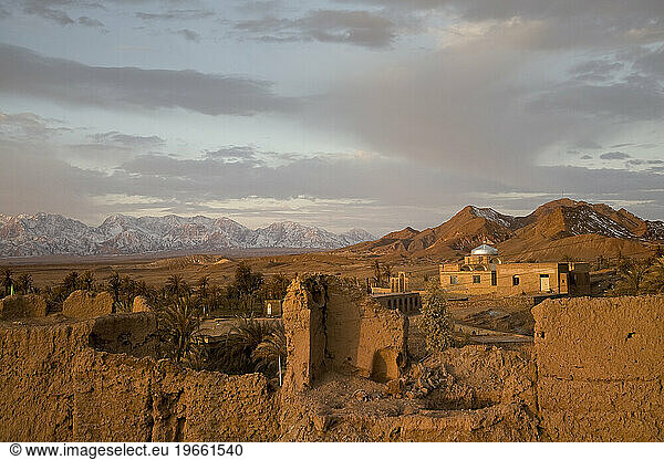 Desert oasis in Garmeh  Iran