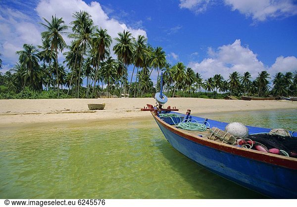 Deserted beach on south coast  Phu Quoc island  Vietnam