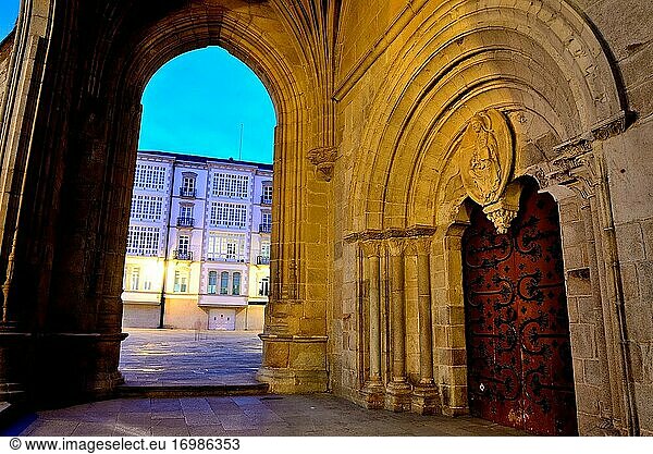 Detail der Kathedrale von Lugo  Spanien