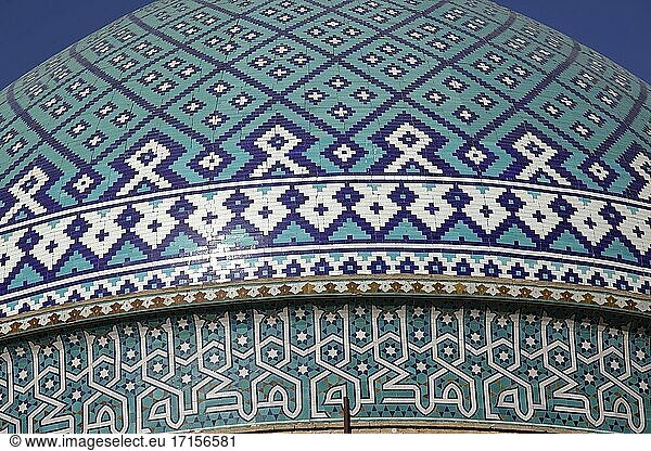 Detail der Kuppel der Jameh-Moschee  Yazd  Iran.