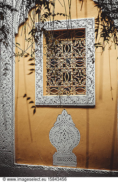 Detail der Majorelle-Gärten in Marrakesch