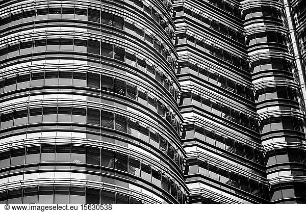 Detail der modernen Architektur in Kuala Lumpur  Malaysia