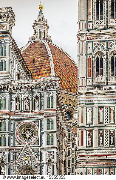 Detail of Florence Cathedral; Florence  Italy