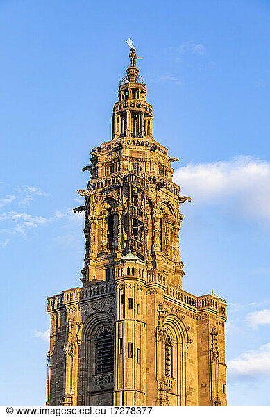 Deutschland  Baden-Württemberg  Heilbronn  Gotischer Glockenturm der St. Kilianskirche
