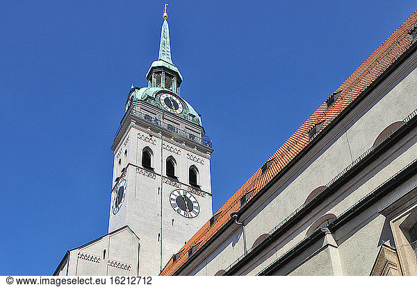 Deutschland  Bayern  München  St.-Peters-Kirche  Alter Peter