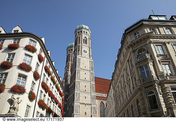 Deutschland  Bayern  München  Turm der Frauenkirche