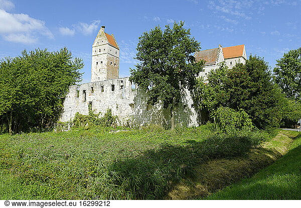 Deutschland  Bayern  Ruine der Burg Nassenfels