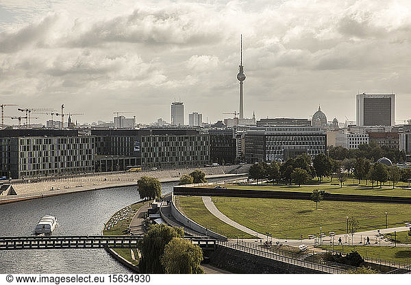 Deutschland  Berlin  Architektur des Bundeskanzleramtes