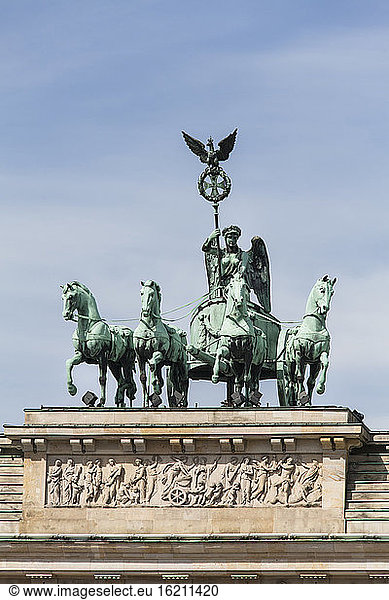 Deutschland  Berlin  Blick auf das Brandenburger Tor