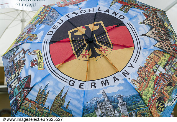 Deutschland  Dach mit Darstellungen deutscher Wahrzeichen