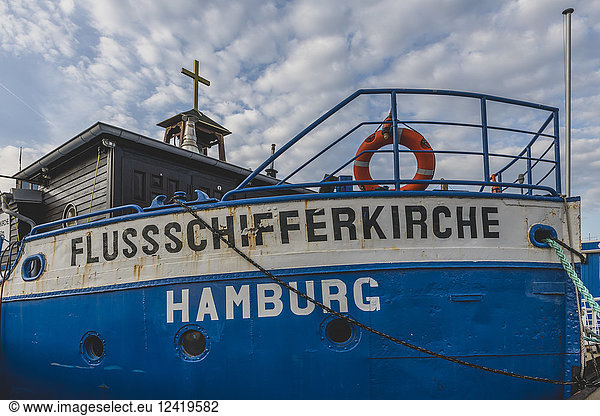 Deutschland  Hamburg  Flussschifferkirche