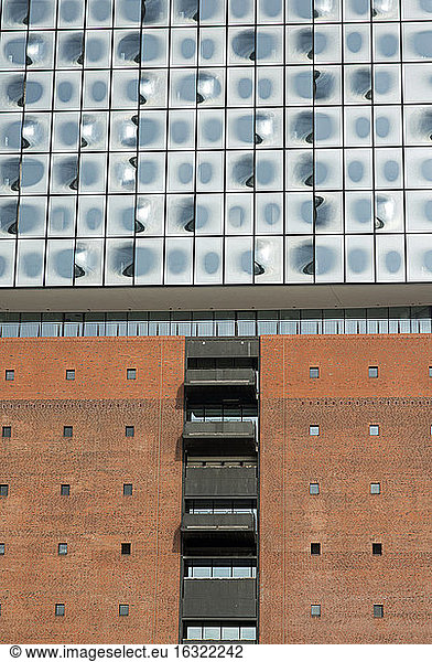 Deutschland  Hamburg  HafenCity  Elbphilharmonie  Fassade