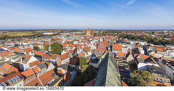 Deutschland  Mecklenburg-Vorpommern  Greifswald  Altstadtpanorama