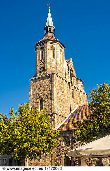 Deutschland  Niedersachsen  Braunschweig  Glockenturm der St. Magnus Kirche