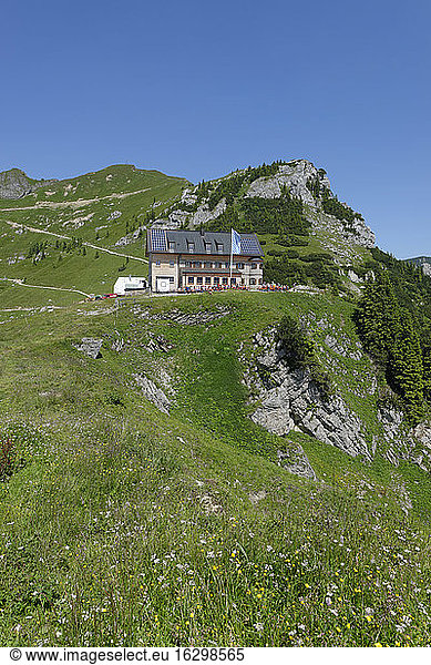 Deutschland  Oberbayern  Mangfallgebirge  Rotwandhaus an der Rotwand