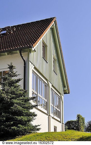 Deutschland  Sachsen  Hinterhermsdorf  Wohnhaus