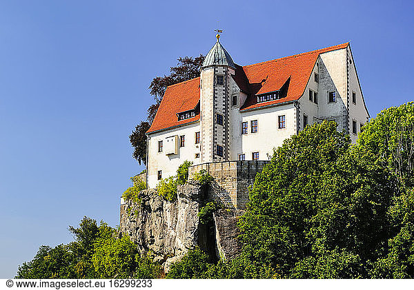 Deutschland  Sachsen  Hohnstein  Burg Hohnstein