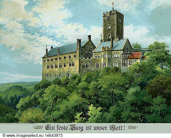 Deutschland  Thueringen  Wartburg  um 1898