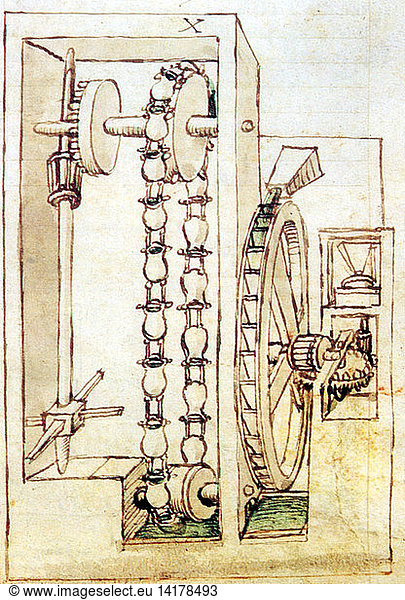 Di Giorgio Invention  Watermill