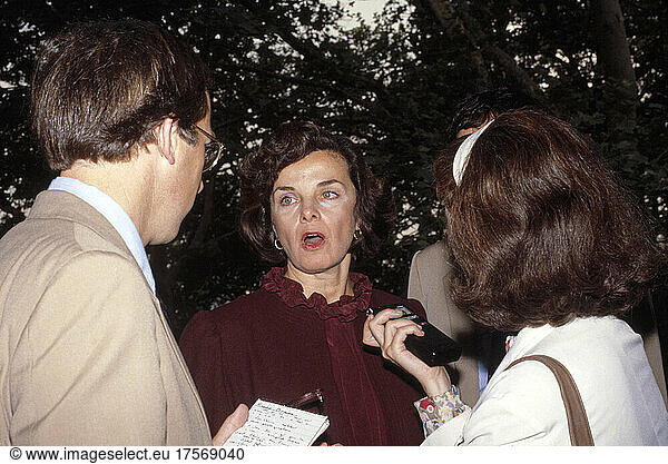 Dianne Feinstein  Mayor of San Francisco  California  USA  during Press Interview  Bernard Gotfryd  1980