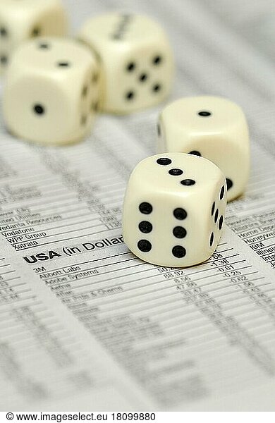 Dice  dice game  gambling  shares  share price  profit  loss