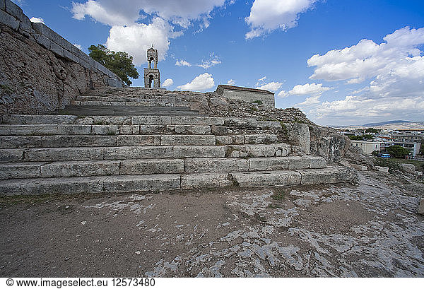 Die Akropolis in Eleusis  Griechenland. Künstler: Samuel Magal