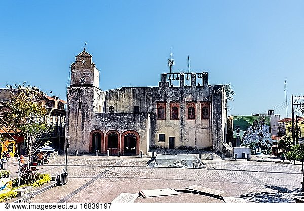 Die alte Kirche von St. Agustin  Xilitla  San Luis Potosi  Mexiko.