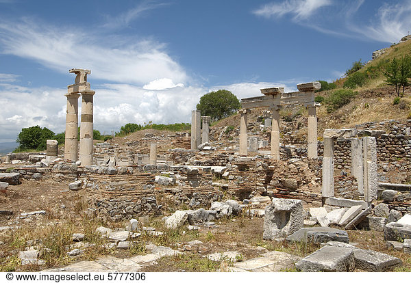 Die antike Stadt Ephesos  Efes  Türkei  Westasien