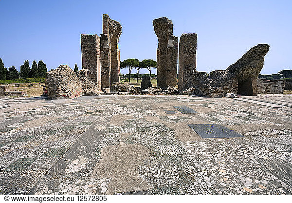 Die Bäder des Marina-Tors  Ostia Antica  Italien. Künstler: Samuel Magal