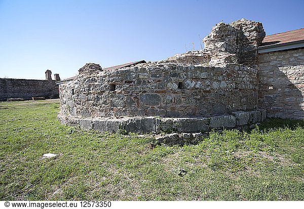 Die Basilika des Agios Dimitrios Nikopolis Griechenland. Künstler: Samuel Magal