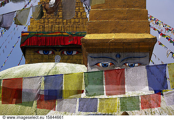 die berühmte Boudhanath-Stupa in Kathmandu