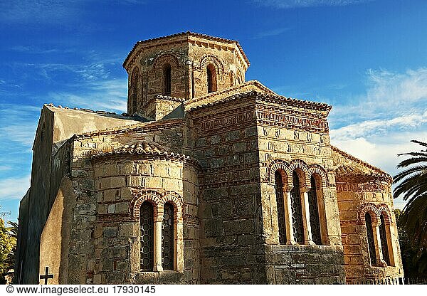 Die byzantinische griechisch-orthodoxe Kirche der Heiligen Jason und Sosipater  Anemomylos  Korfu Griechische Ionische Inseln  Korfu  Griechenland  Europa