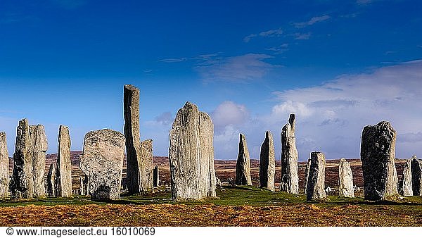 Die Callanish Stones  Isle of Lewis  Äußere Hebriden  Schottland.