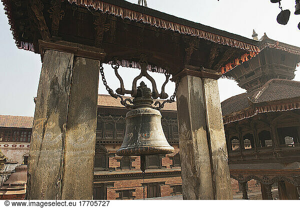 Die Glocke im Batsala Devi-Tempel; Bhaktapur  Nepal