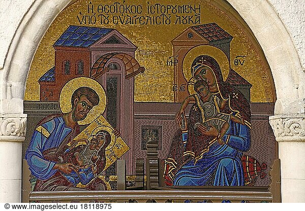 Die heilige Familie  Mosaik  Kloster Kykko  Republik Zypern