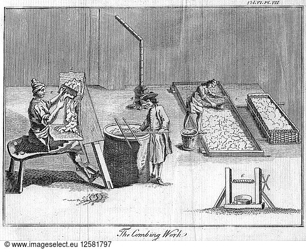 Die Kämmerei  um 1750(?). Künstler: Unbekannt
