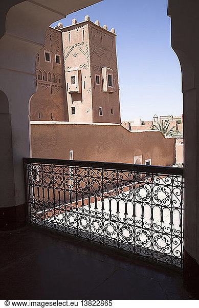 Die Kasbah von Taourirt  Ouarzazate  Marokko  Nordafrika
