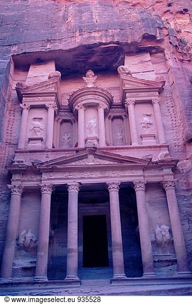 Die Khazneh in Petra. Jordanien