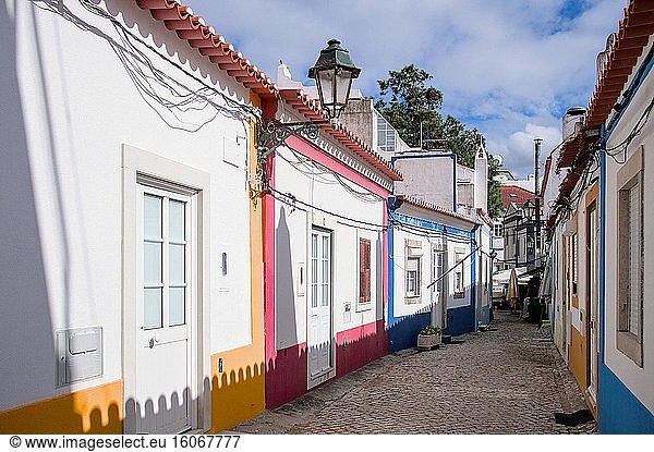 Die kleine Stadt Alcochete  am Fluss Tejo und etwas außerhalb von Lissabon gelegen.