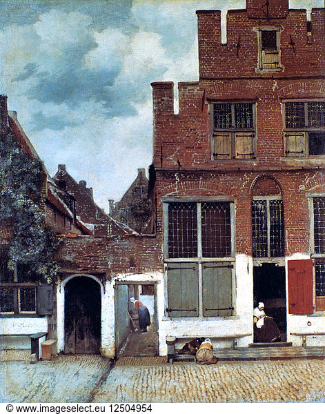 Die Kleine Straße  um 1658. Künstler: Jan Vermeer