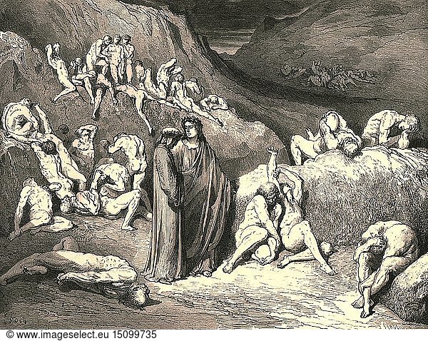 Die Kruste kam in Flocken von unten herauf   um 1890. Schöpfer: Gustave Doré.