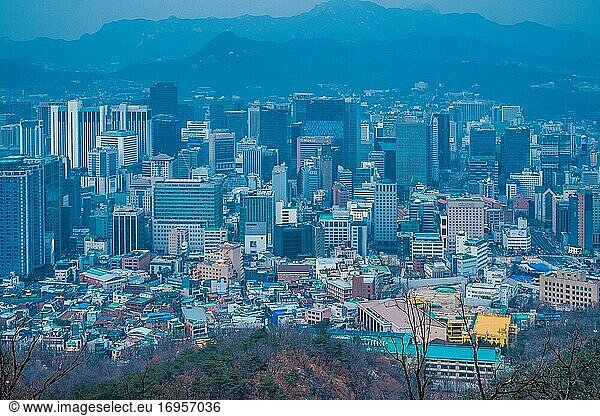 Die Kulisse von Seoul