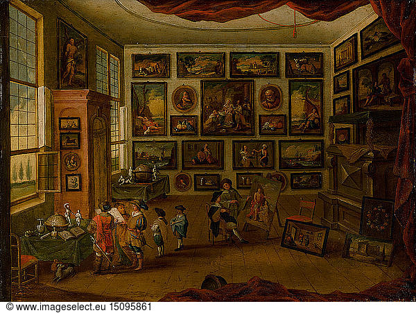 Die Kunstkammer  erste Hälfte des 17. Jh. Schöpfer: Jordaens  Hans III (1590-1643).