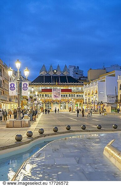 Die Plaza Mayor  Ciudad Real  Kastilien-La Mancha  Spanien  Europa