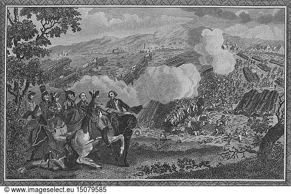 Die Schlacht bei Minden oder Thornhausen in Westfalen...1759   (1785). Schöpfer: John Goldar.