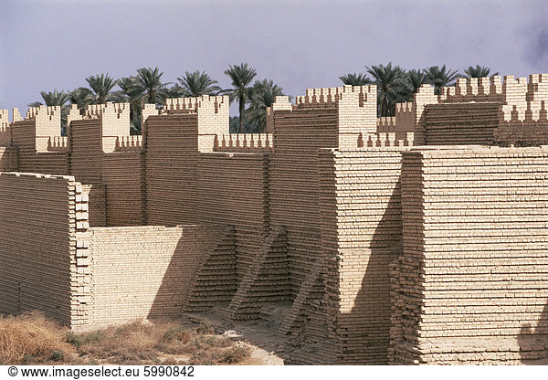 Die Stadt  Babylon  Irak  Naher Osten